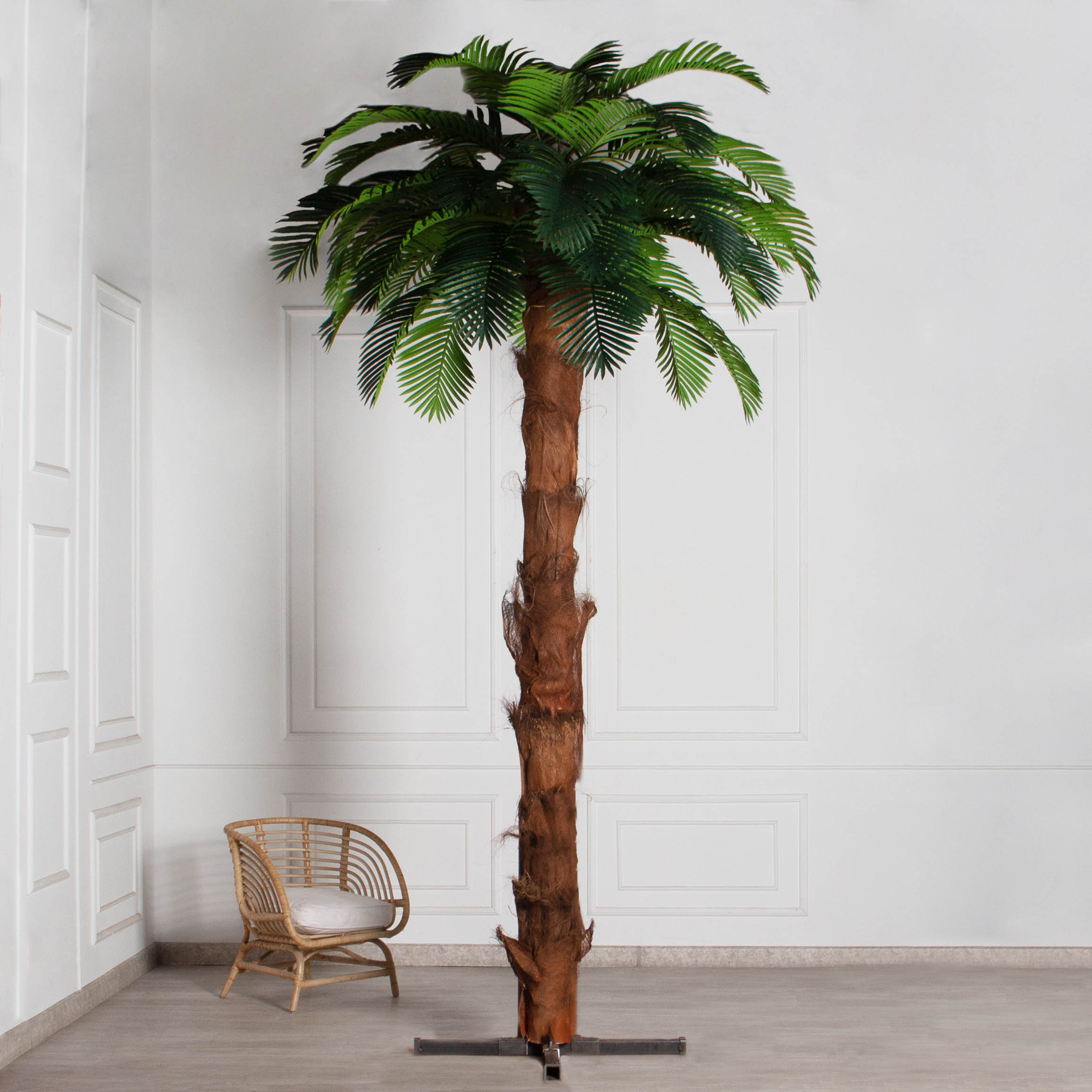 ПС350/ТР/49СТ(Пр)(F) Пальма Арека искусственная h350см (латекс) на мет.основании_2
