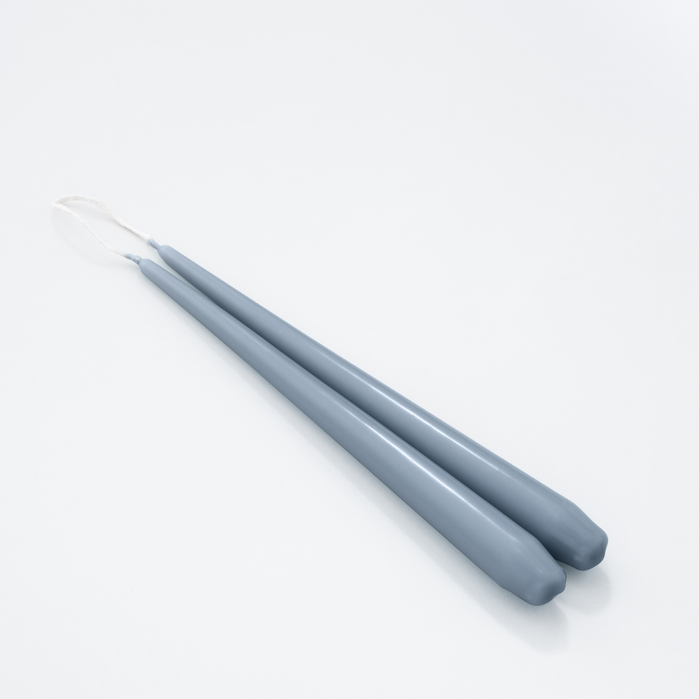 СК25-14(Fix)(F) Свеча коническая 25см Оттенок №14 (серо-голубой) 2шт/уп_1