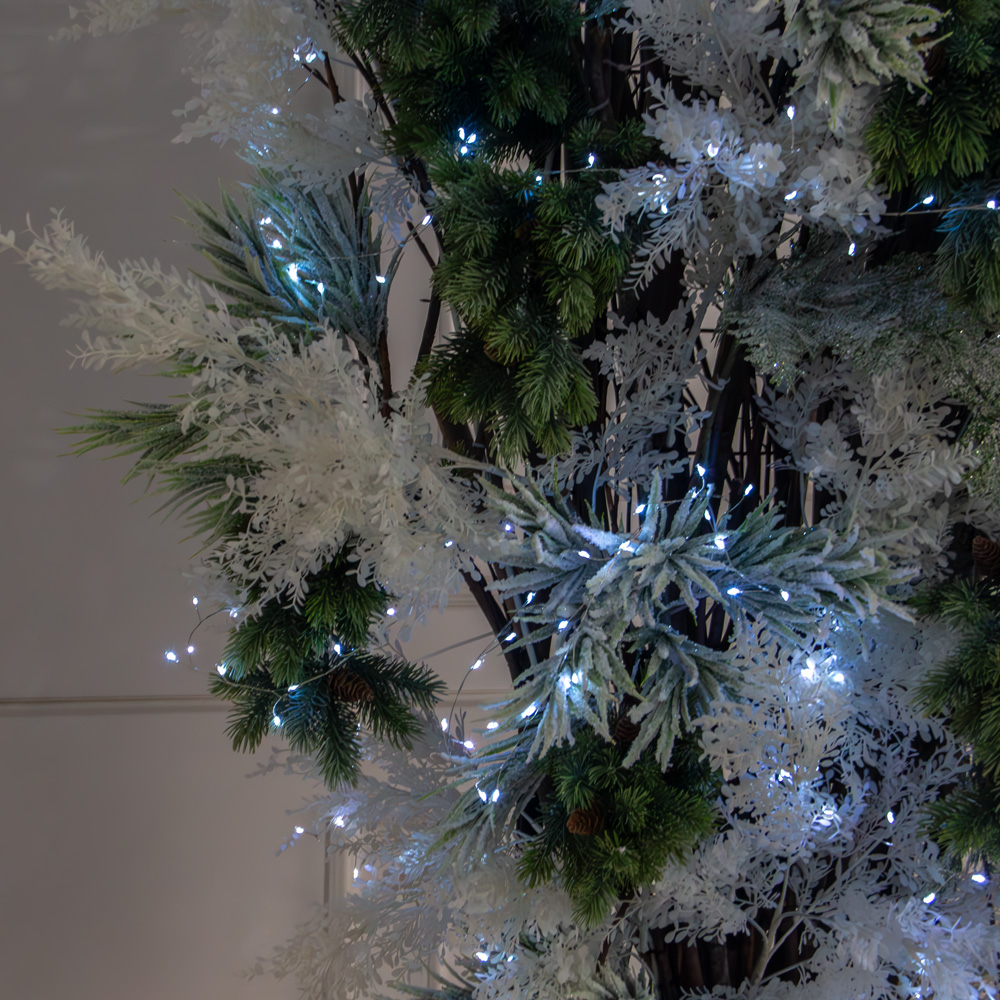 ДЛ181/СВ03х(Пр)(Fix)(F)Декор вход.группы h300см н/прутьях, прист.с гирляндой 