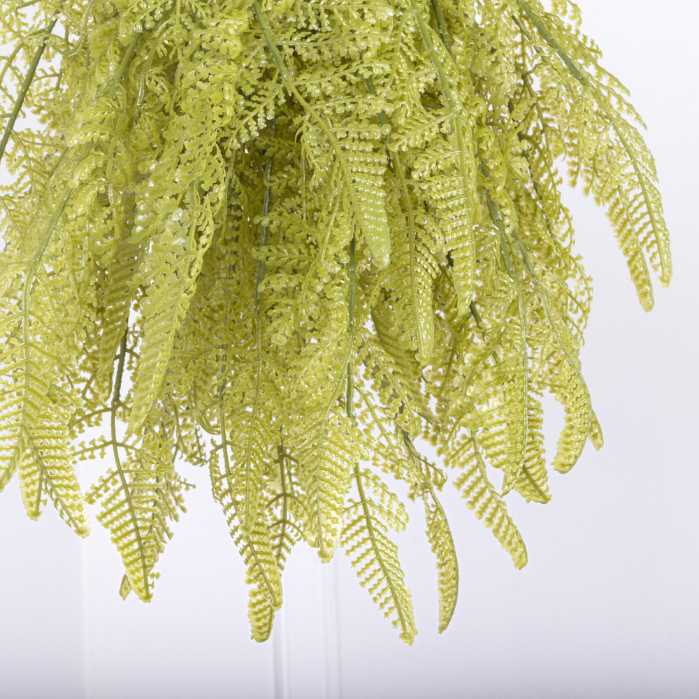 СП08-1 Sky Planter Даваллия(папоротник) h28см(силикон)  в кашпо d11см_5