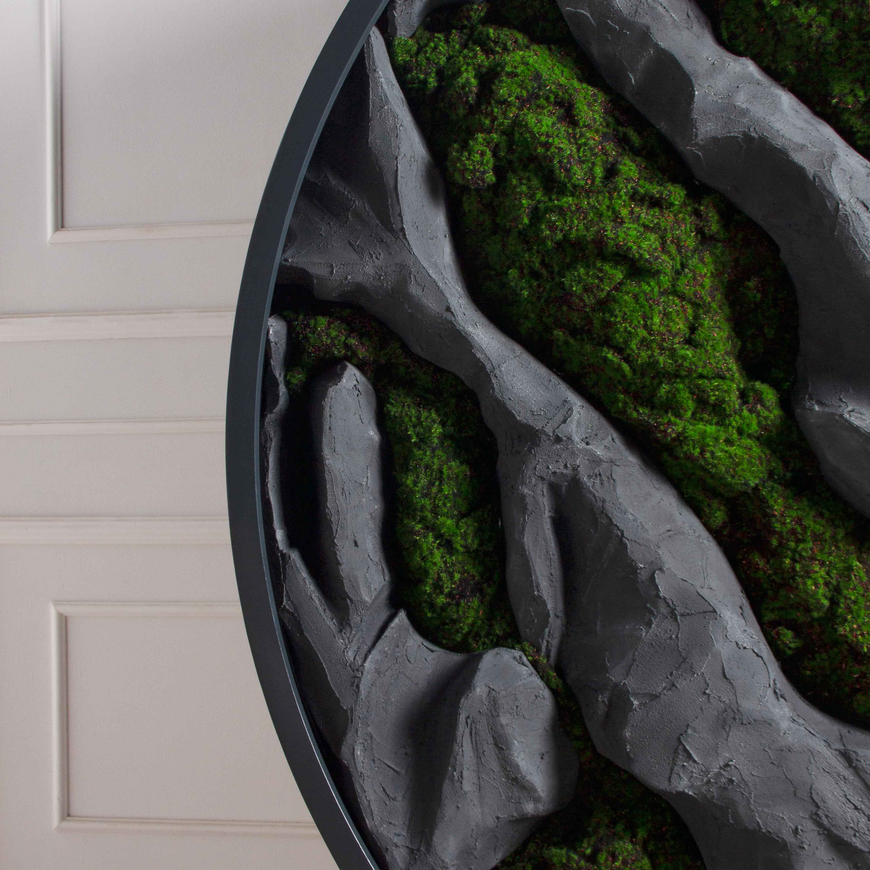 ФП21(з/УУ)(F) Фитопанно искусственное в металлической раме с подсветкой d170см_5