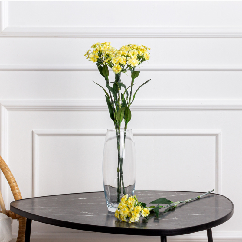 7141А/9120-10/3Р(АКЦИЯ) Гвоздика турецкая искусственная h54см, желтая_2