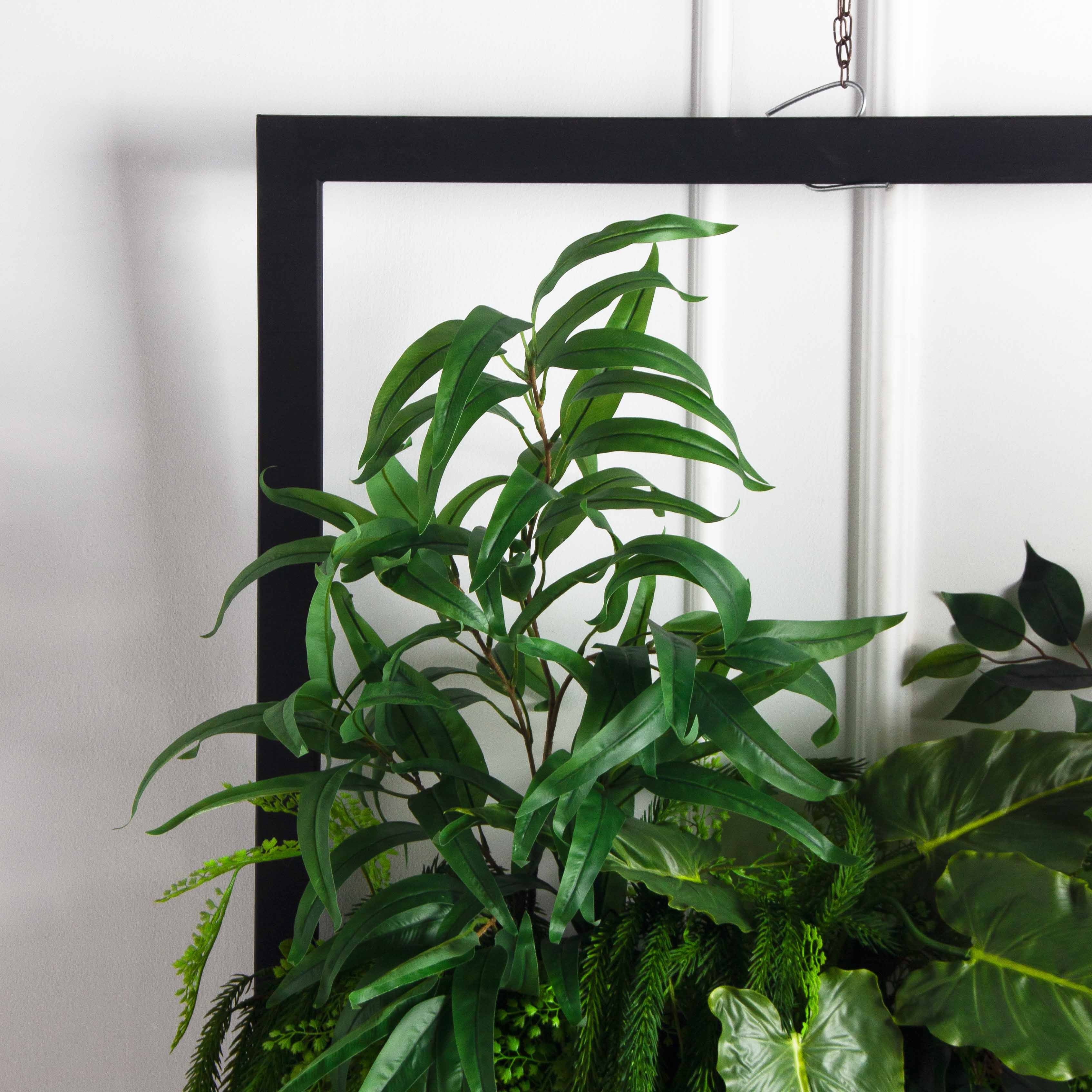 ФК24(F) Фитокартина искусственная Тропический микс в деревянной раме 120хh70см_3