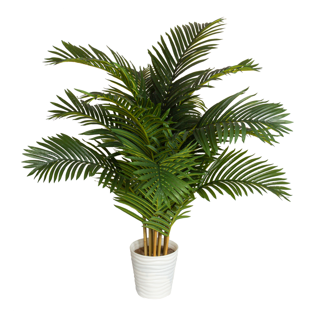 П150/К/49-1(з.) Пальма кустовая h150см(латекс) в интерьерном кашпо_3