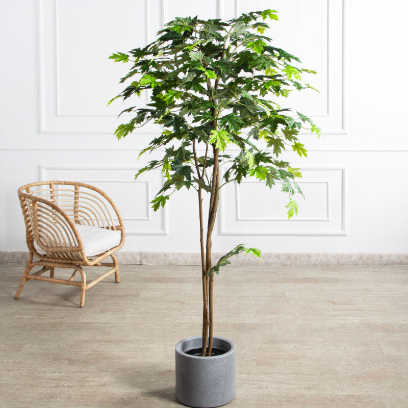 180/РН/ЭК/2900(Пр)(F) Клен искусственный h180см,зеленый_1