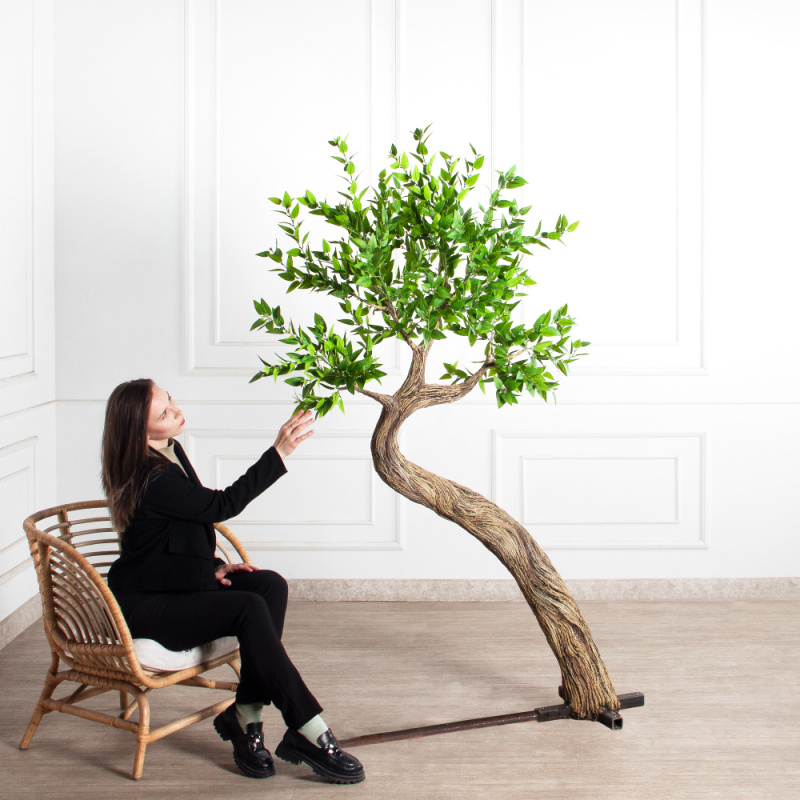 180МЕТ/АСС/522(з)(F) Дерен искусственный h180 d115см, латекс_1