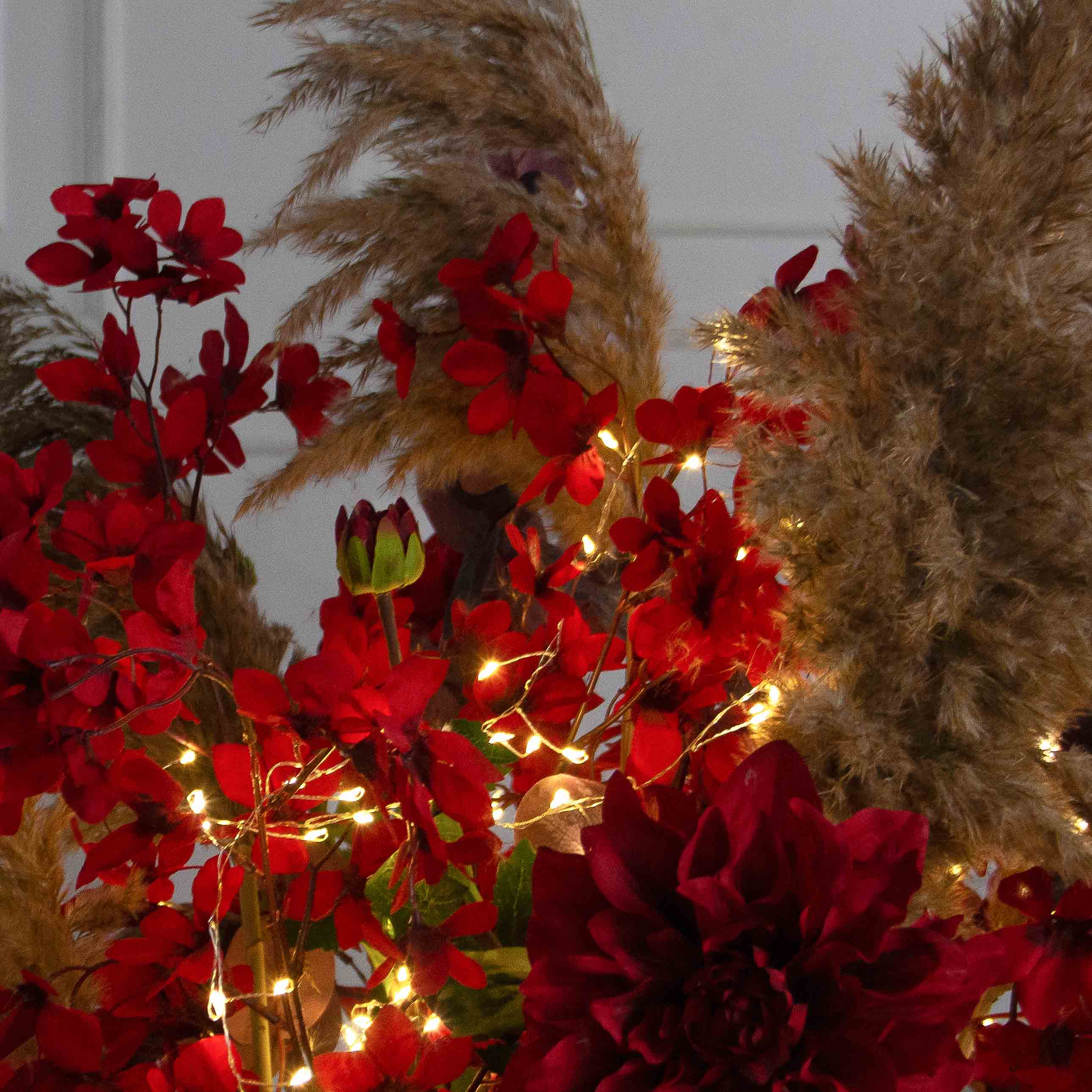 К549/СВ03(Пр)(F) Композиция искусственная на основании с гирляндой 