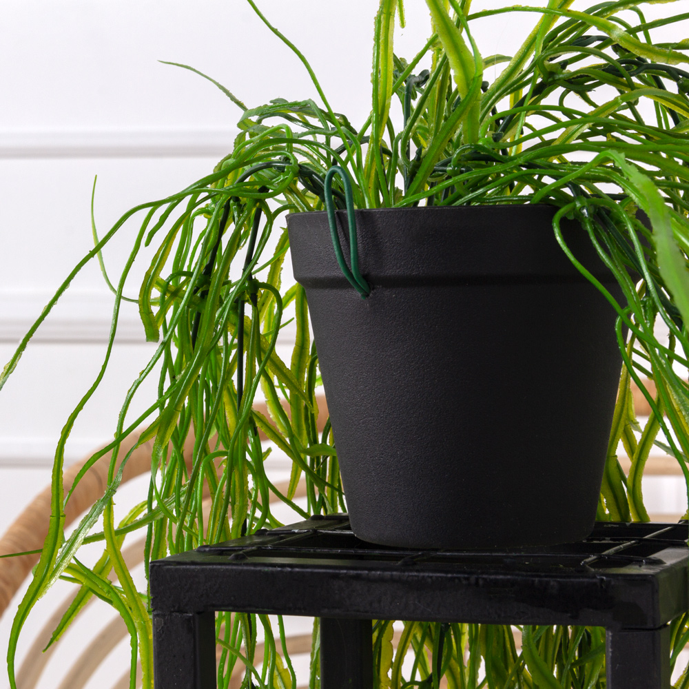 КС79 Трава искусственная ампельная в кашпо_2