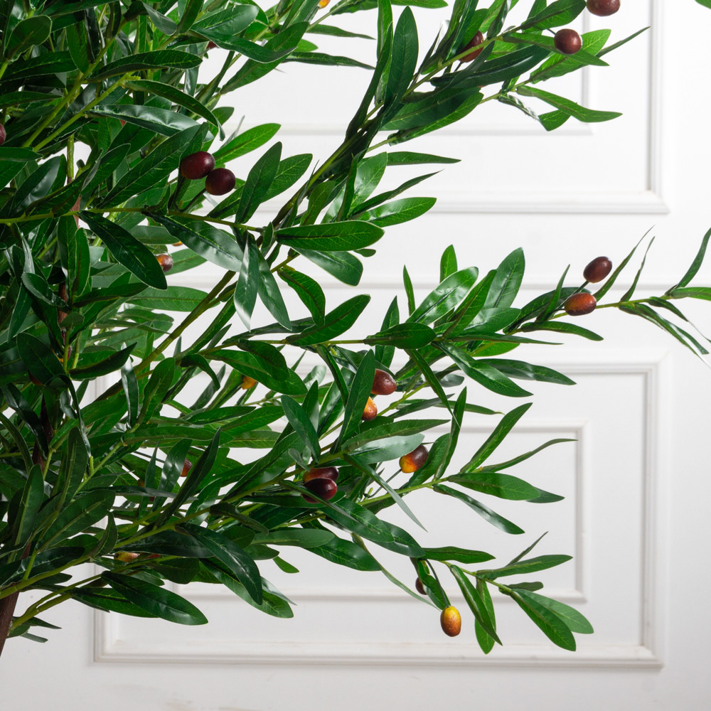 150/РН/АСС/465(з)(F) Оливковое дерево искусственное с плодами h150 d120см_5