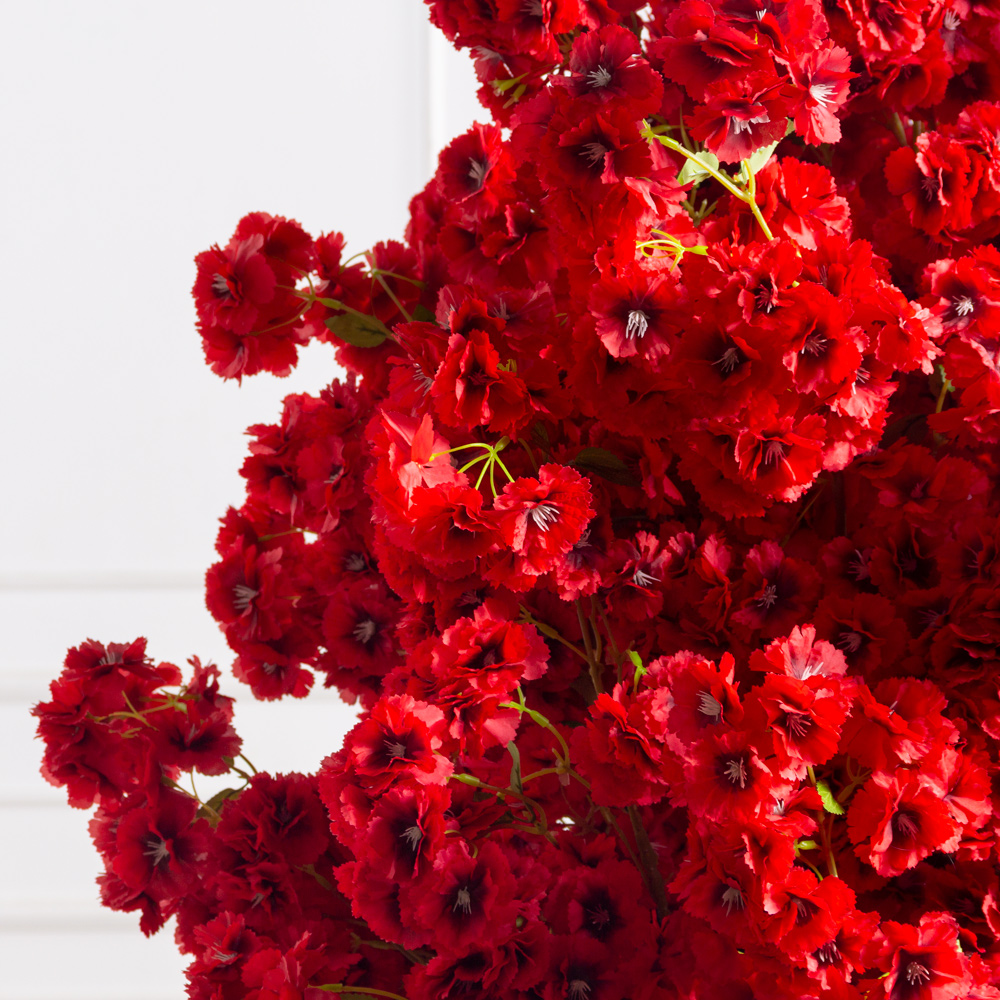 180/РН/614(з)(F) Сакура искусственная h180см d80см, красная_2