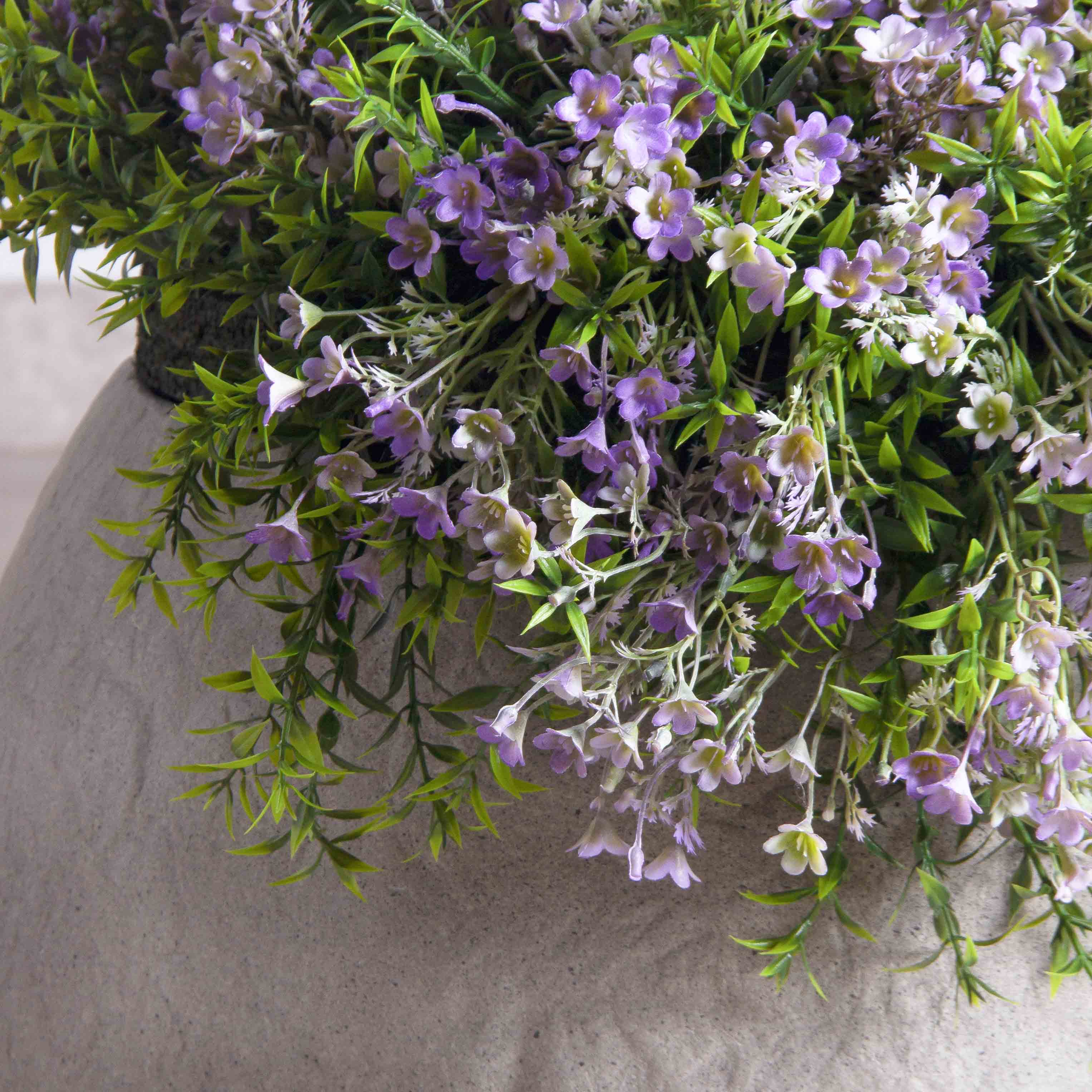 КС45-2(з)(F) Кампанула искусственная ампельная на основании d43см, фиолет_3