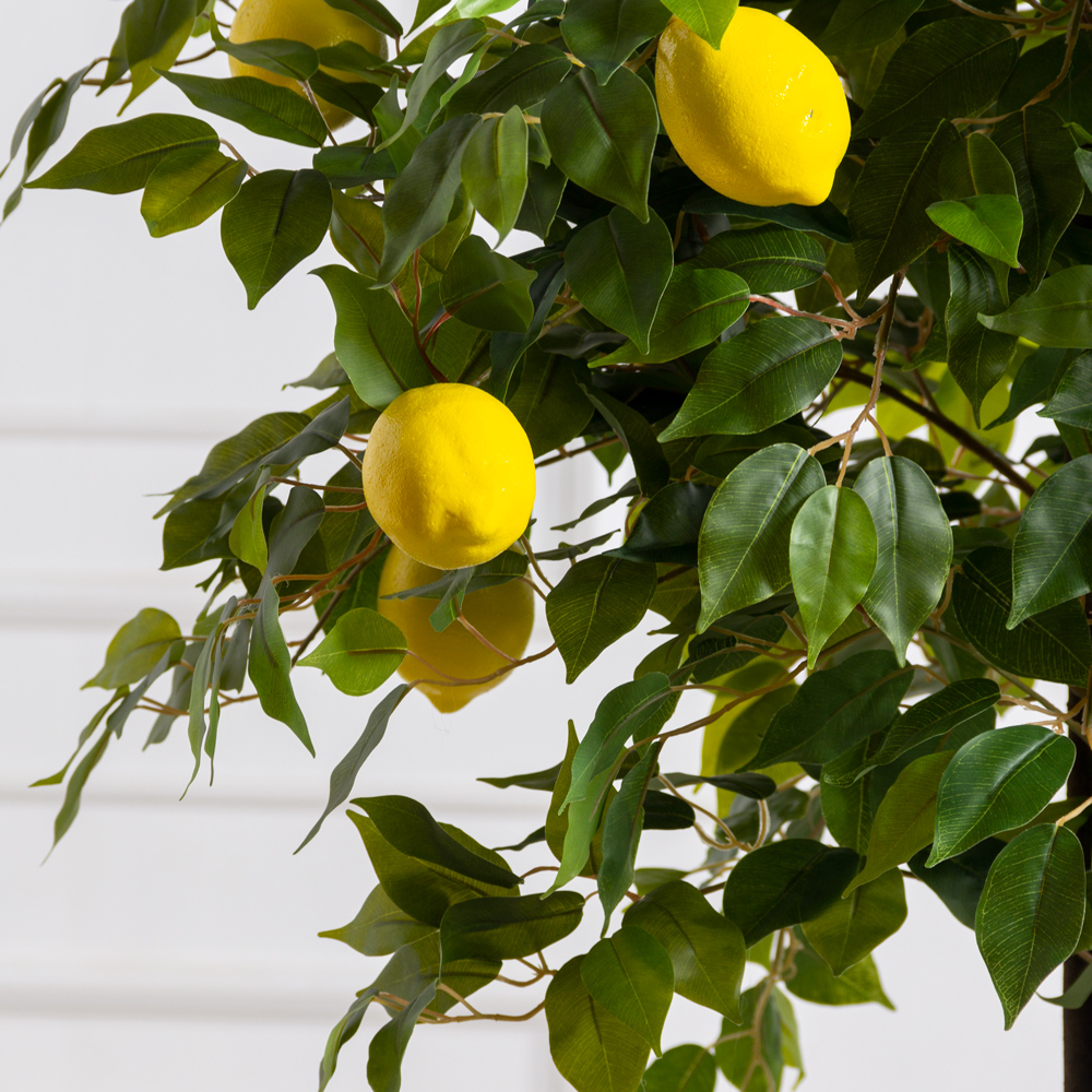 160/20М(F) Лимон искусственный с плодами h160см (латекс)_2