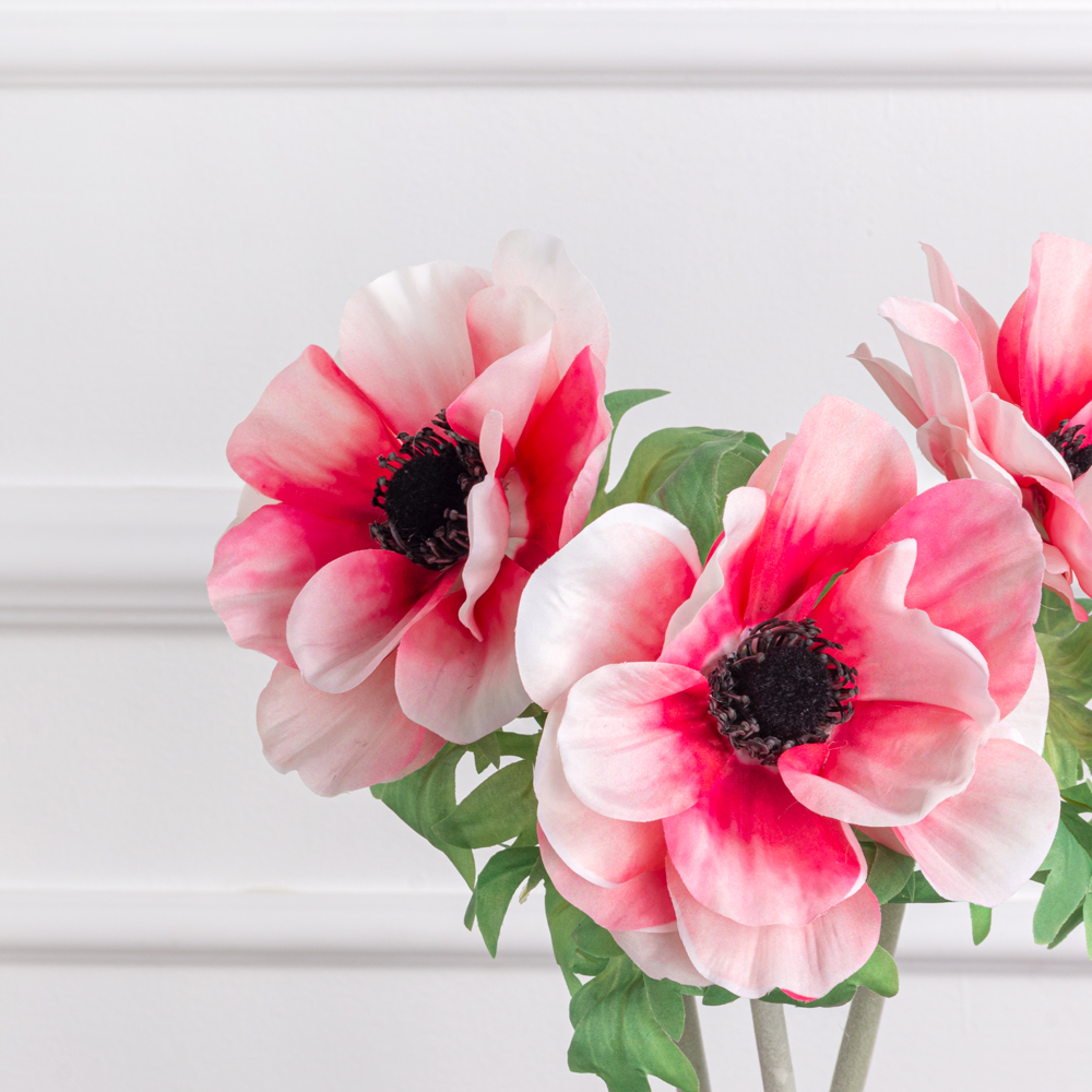 7141А/9120-02/20Р(АКЦИЯ) Анемон искусственный 1 голова d13см, h52см, бело розовый_3