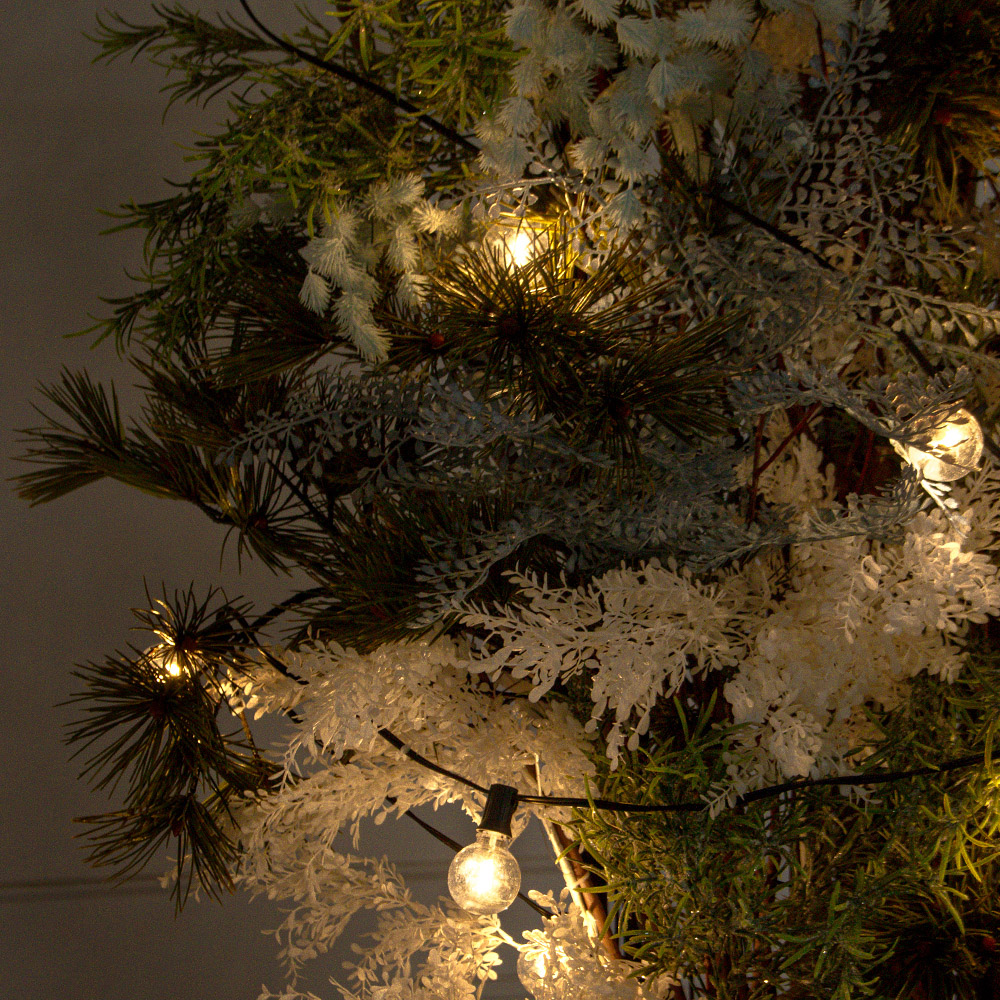 ДЛ187/СВ04(Пр)(Fix)(F)Декор вход.группы h290см н/прутьях, прист.с ретро-гирляндой,бело-синий_6