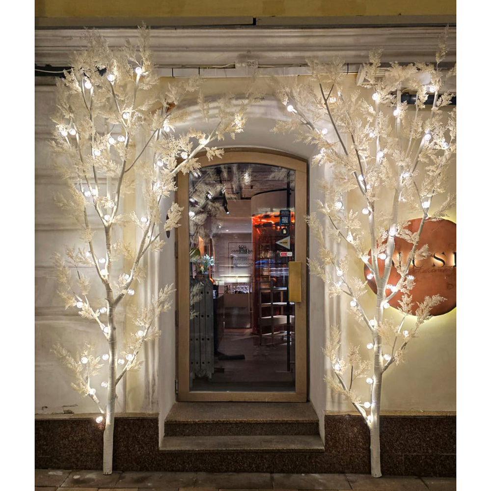 350/РН/ОК/535(F) Дерево искусственное интерьерное h350см d100см, белое_5