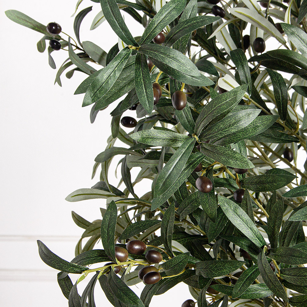 180/ВИТ/ФОН/465(з)(F) Оливковое дерево искусственное с плодами h180см d80см_3