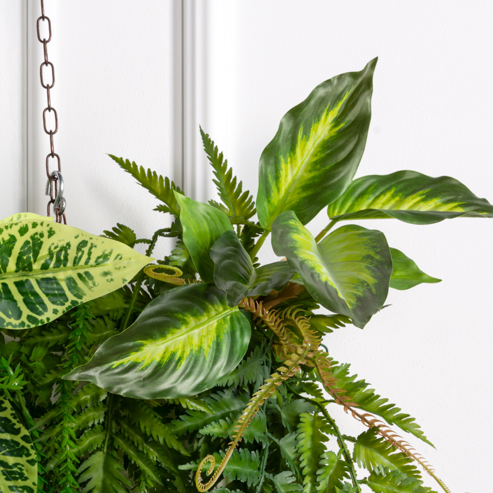 Л129(F) Лиана искусственная с ампельными растениями L100см_2