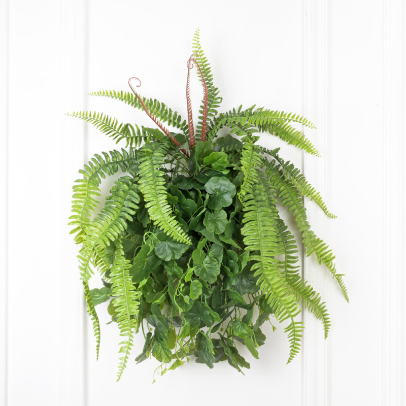 БК 04(Promo) Композиция с папоротником Экзальтата на блоке 15*h10см_28