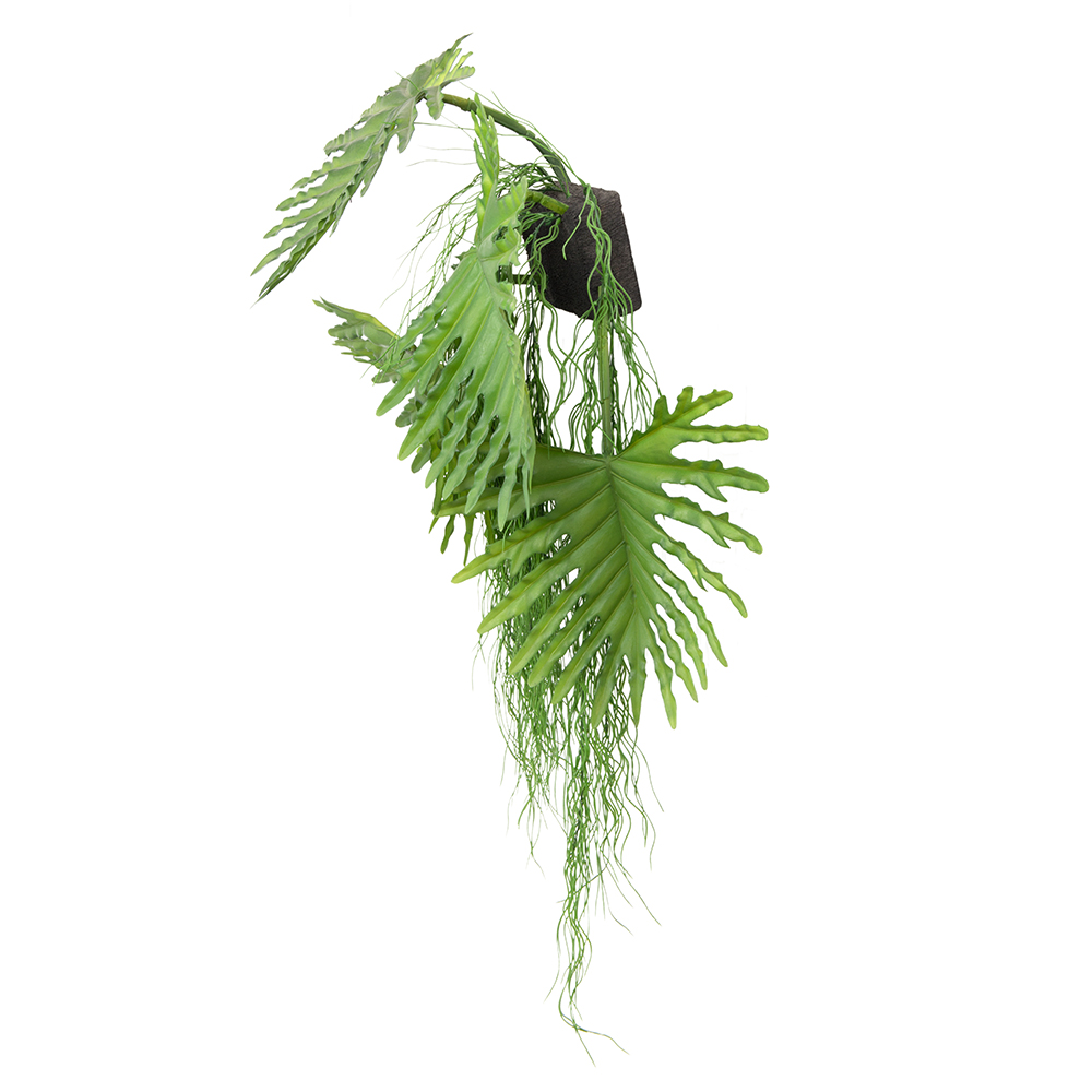 БК 08-1 Композиция с ампельной травой на блоке 15*h10_2