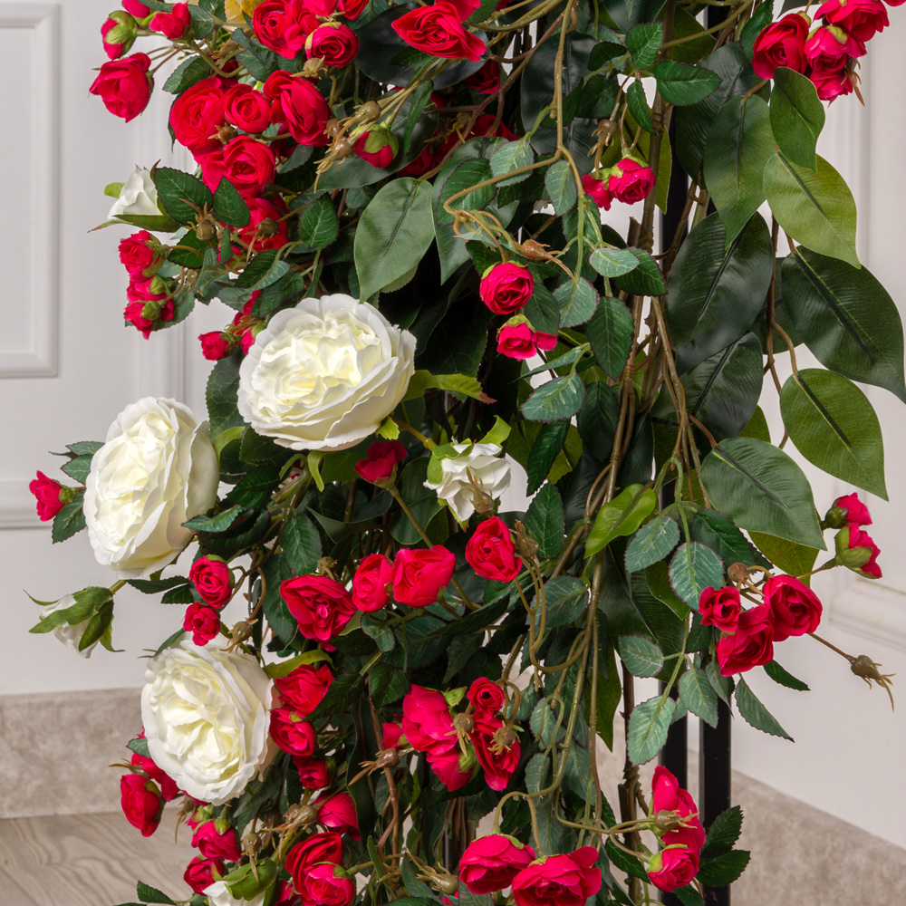 БТФ09(Promo) Композиция искусственная цветочная Павлин_12