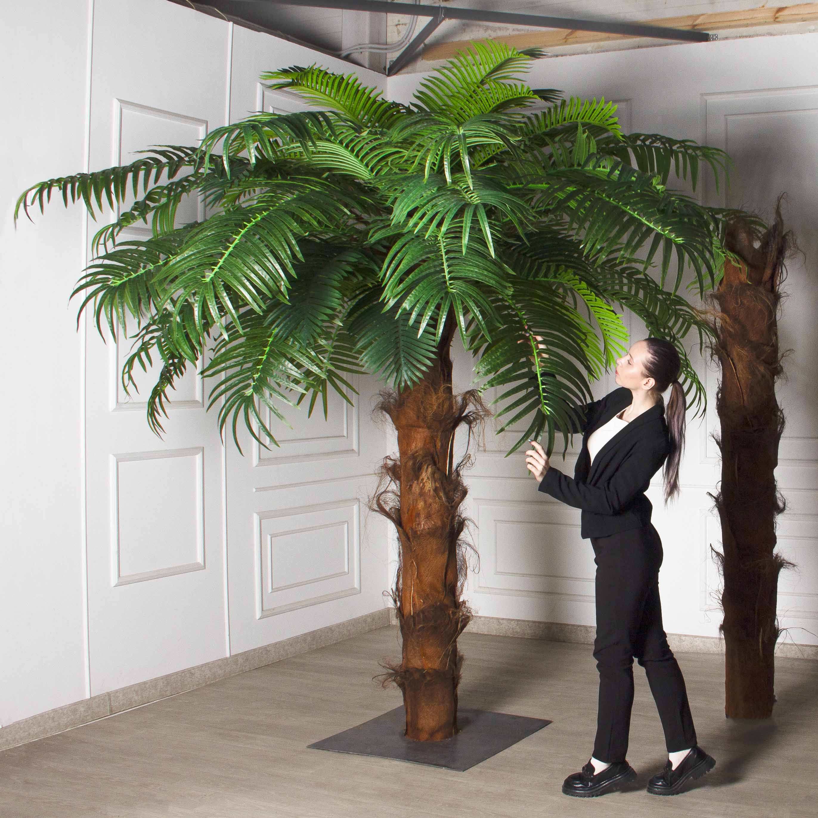 ПС500Разб/ТР/49Прем(F) Пальма Арека искусственная h500см на мет.основании_3