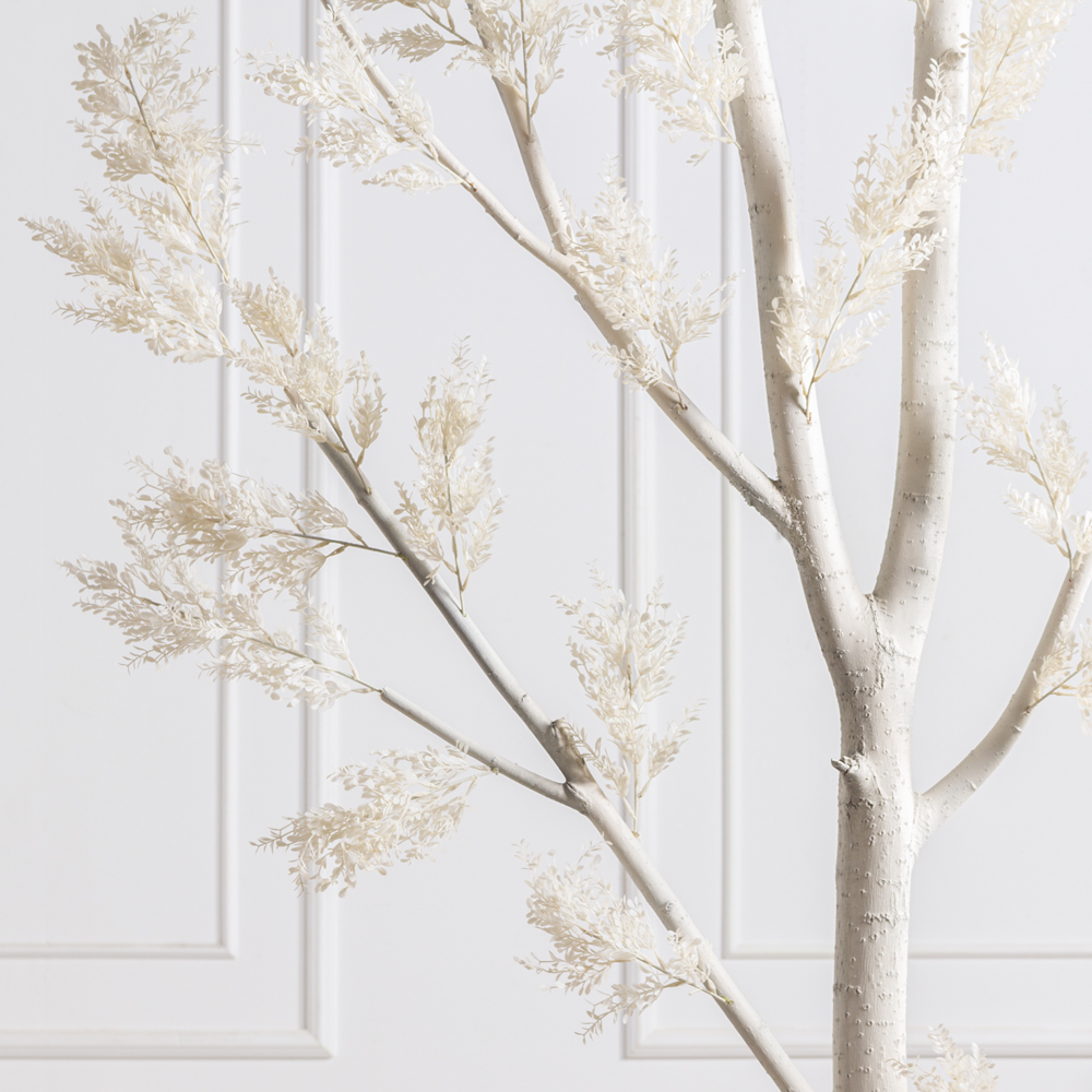 350/РН/ОК/535(F) Дерево искусственное интерьерное h350см d100см, белое_2