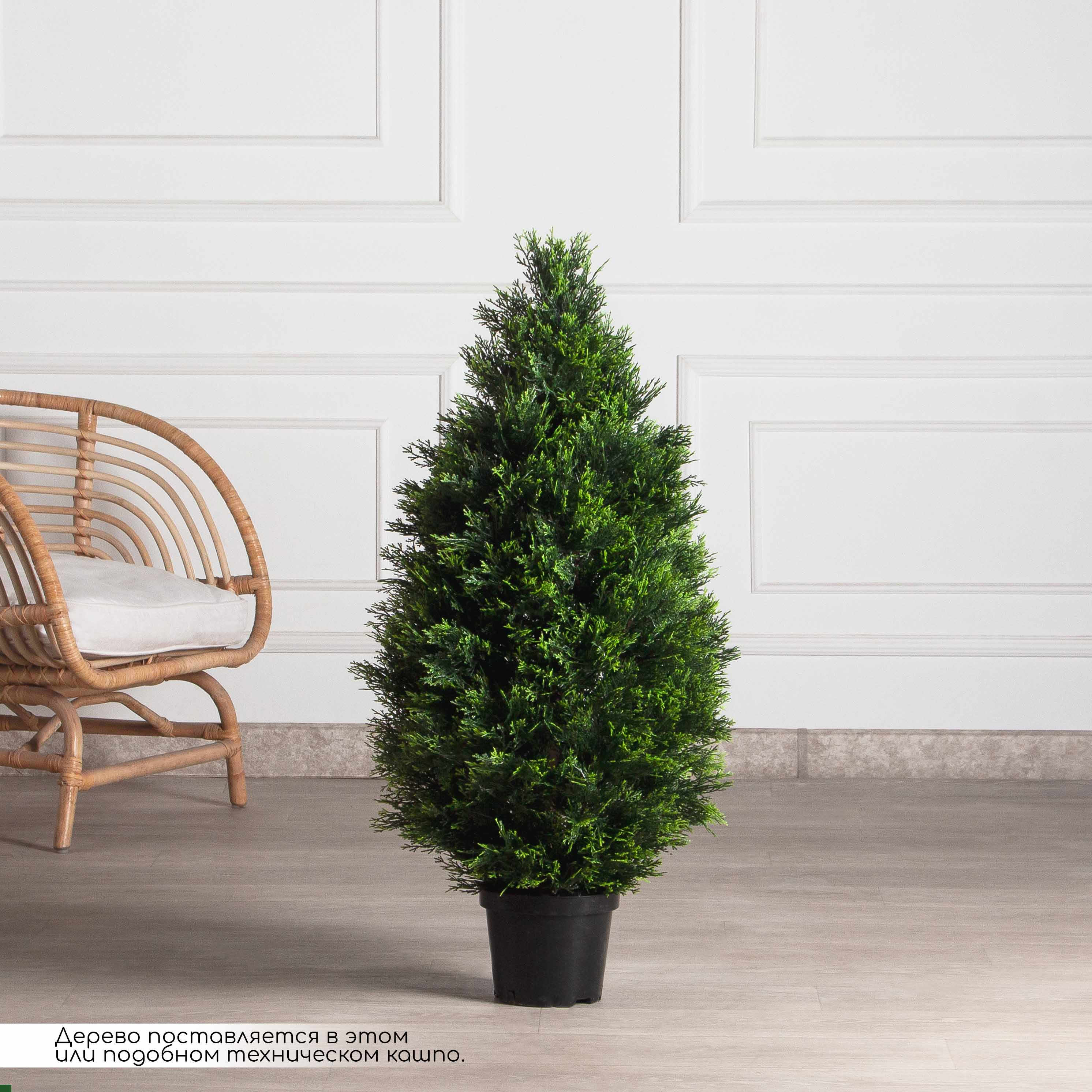 Т100/146(F) Туя искусственная конус Люкс h100см_2