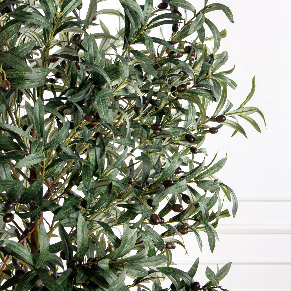 180/ВИТ/ФОН/465(з)(F) Оливковое дерево искусственное с плодами h180см d80см_4