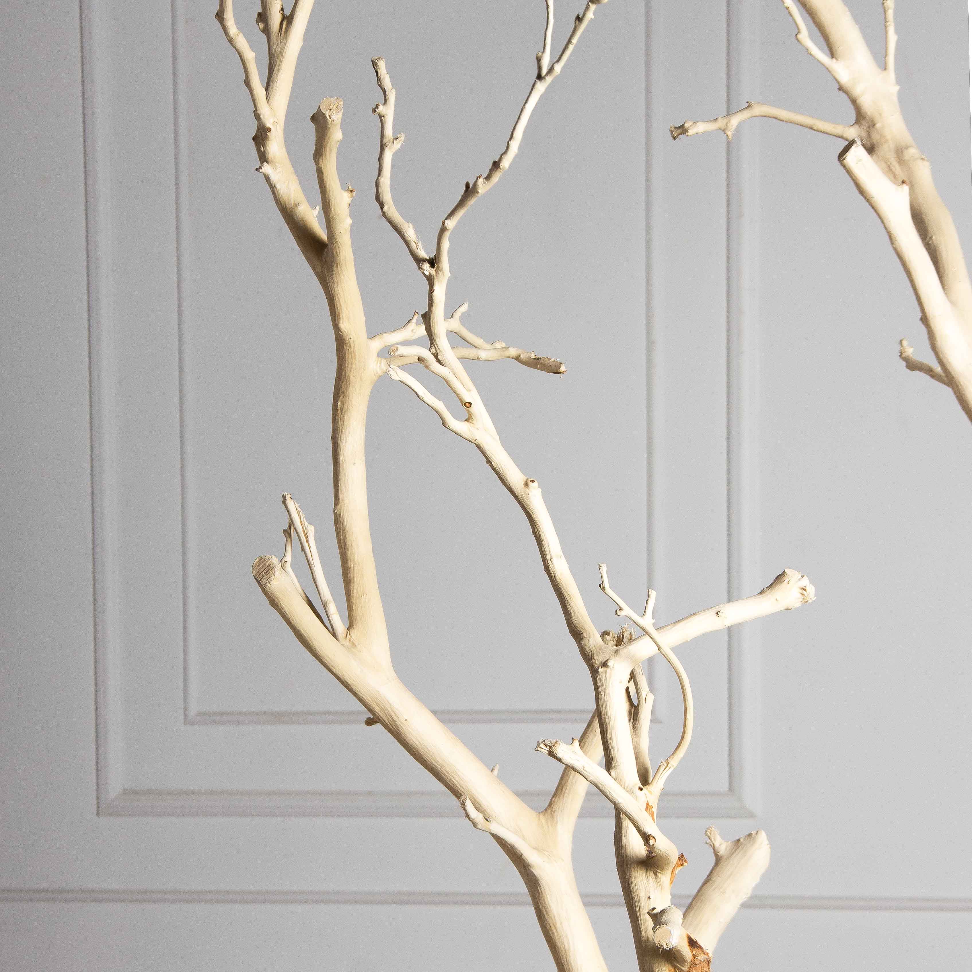 250/ДА(Пр)(F) Дерево искусственное интерьерное h250см, натуральная древесина, белое_5