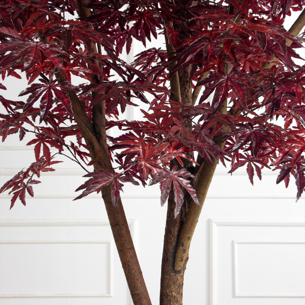 280/РН/400(з)(F) Клен искусственный бордовый h280 d190*130см, латекс_6