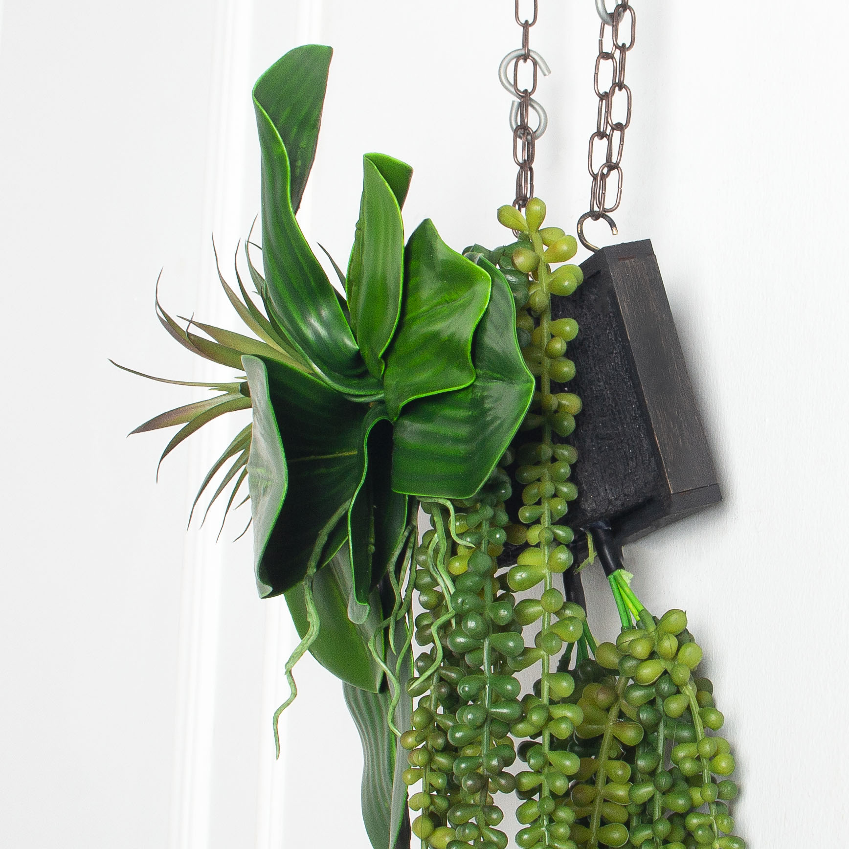 БК27(F) Композиция с суккулентом Юкка на блоке 15*h10см_2