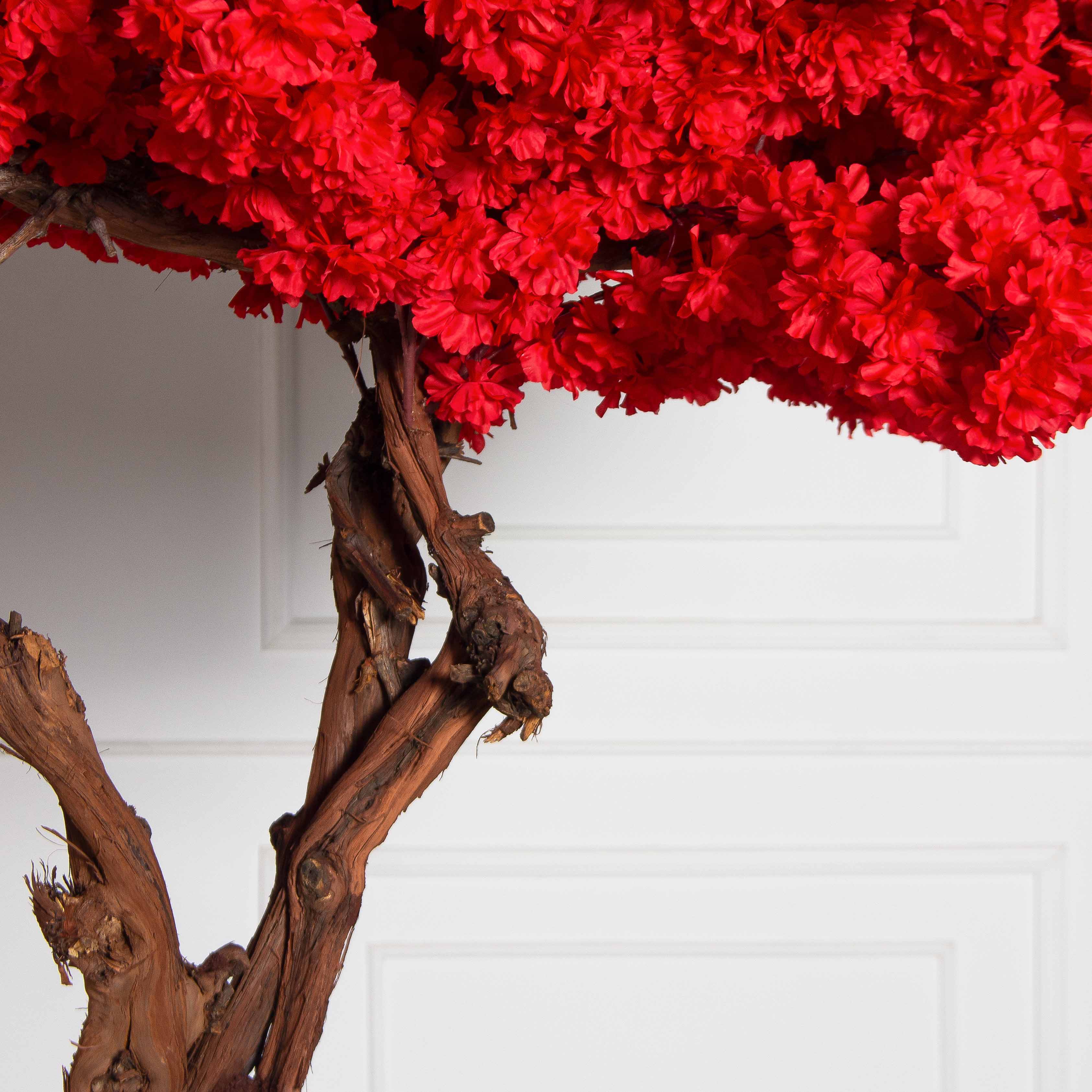 250/ОС/225-6(з)(F) Сакура искусственная h250см, красная_9