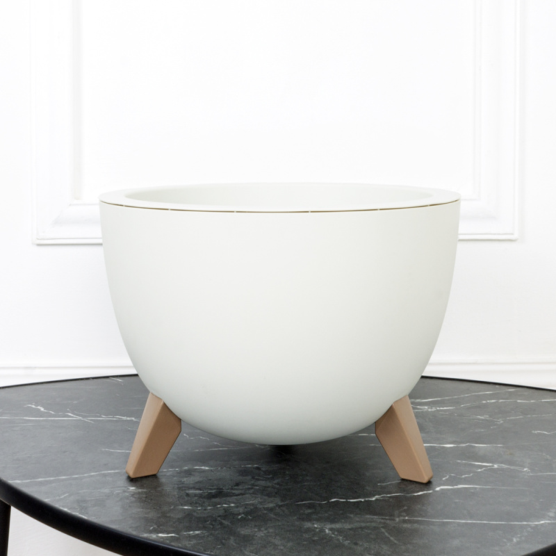 707/К2702/М3187(Fix) Кашпо Флориан d35см, h25,5см, 12л, белое_3