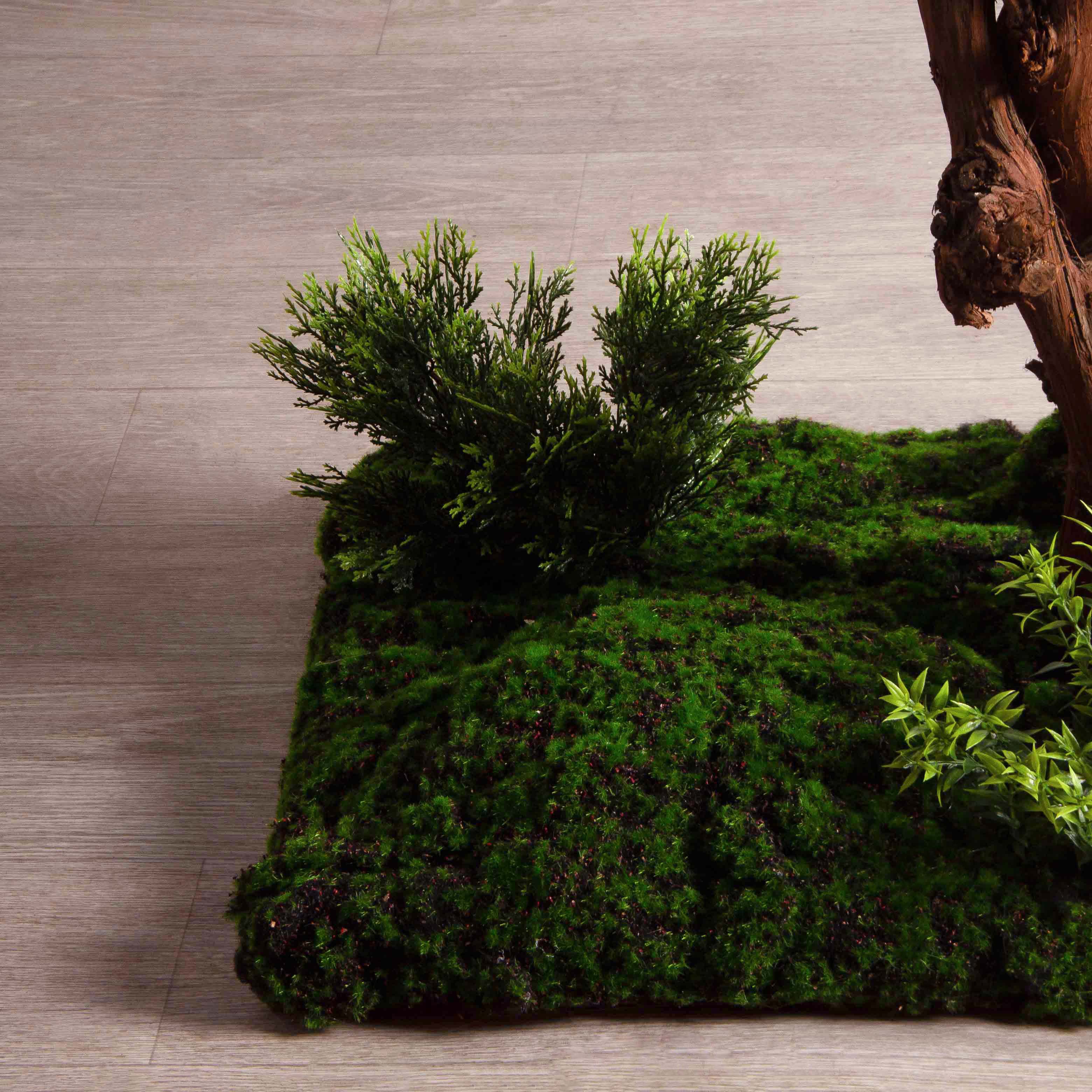 БС180/ОС/30-1(з)(F) Композиция искусственная с сосной h180см, h115см на основании 390х46см_4