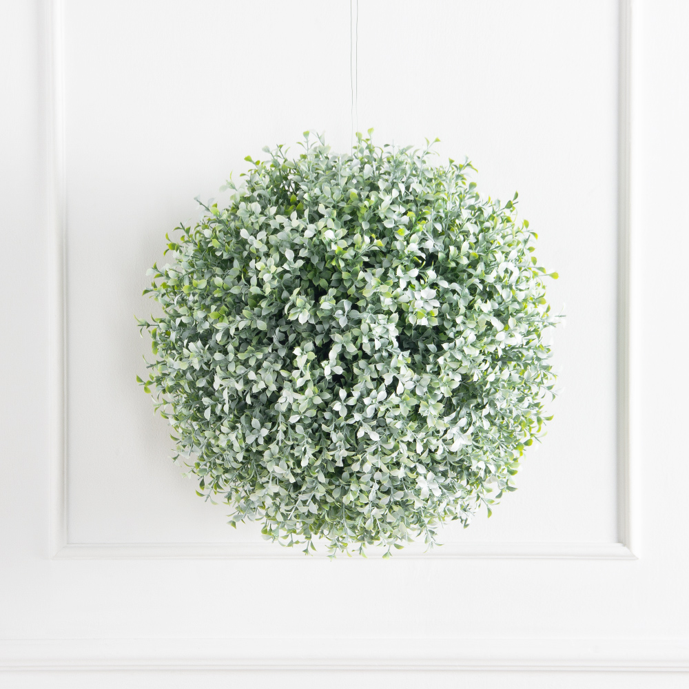 СШ045/229-4(F) Самшит искусственный шар Премиум Зимний d45см_2