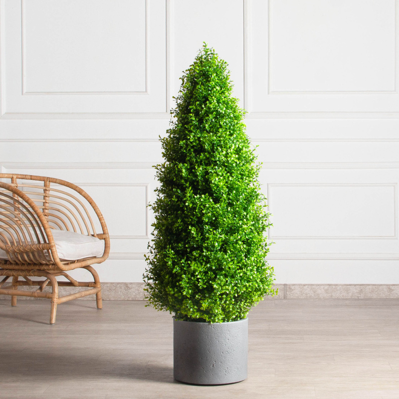 СК130/229(з)(F) Самшит искусственный конус Премиум h130см_1