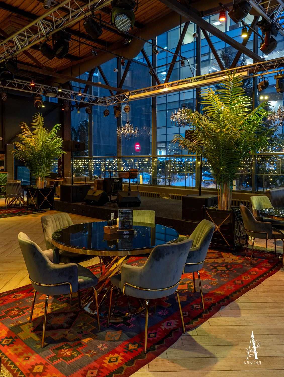 ПК200/К/49-3(з)(Пр)(FixK)(F) Пальма искусственная кустовая h200см (латекс)_12