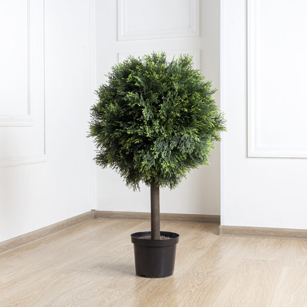 060/ШТ/146 Туя искусственная шар Люкс h90см, d60см_4