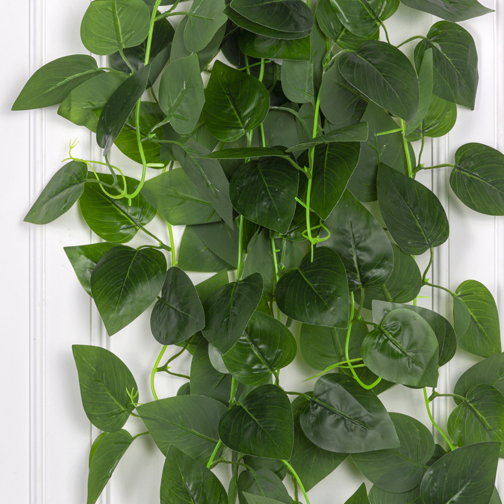 7144А/0046-4 Плющ сциндапсус искусственный hсм латекс), зеленый _1