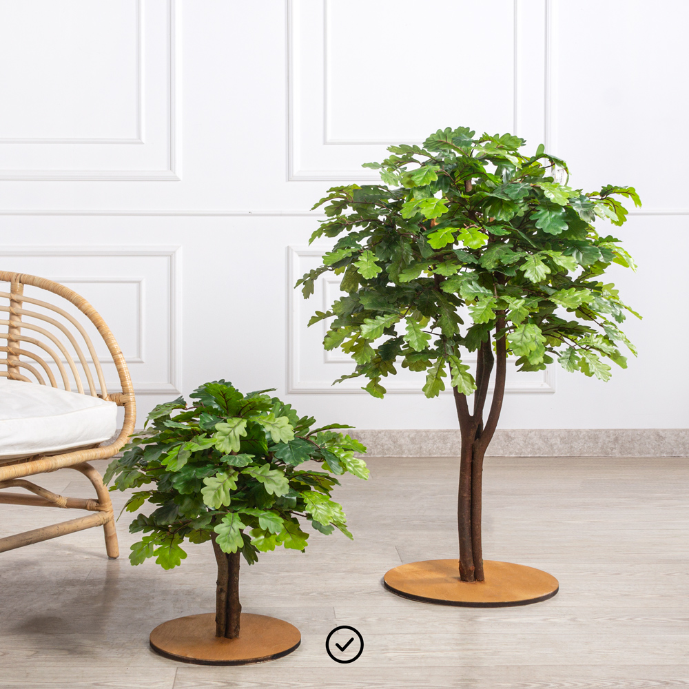 050/РПК/04М-1(з)(F) Дуб искусственный h50см (латекс) на основании_2