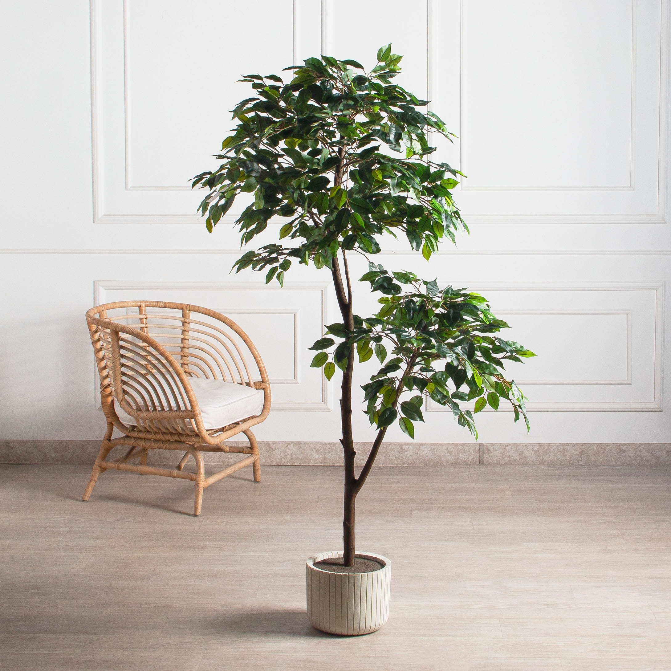 170/Р/34(з)(F) Фикус искусственный h170см в кашпо_2