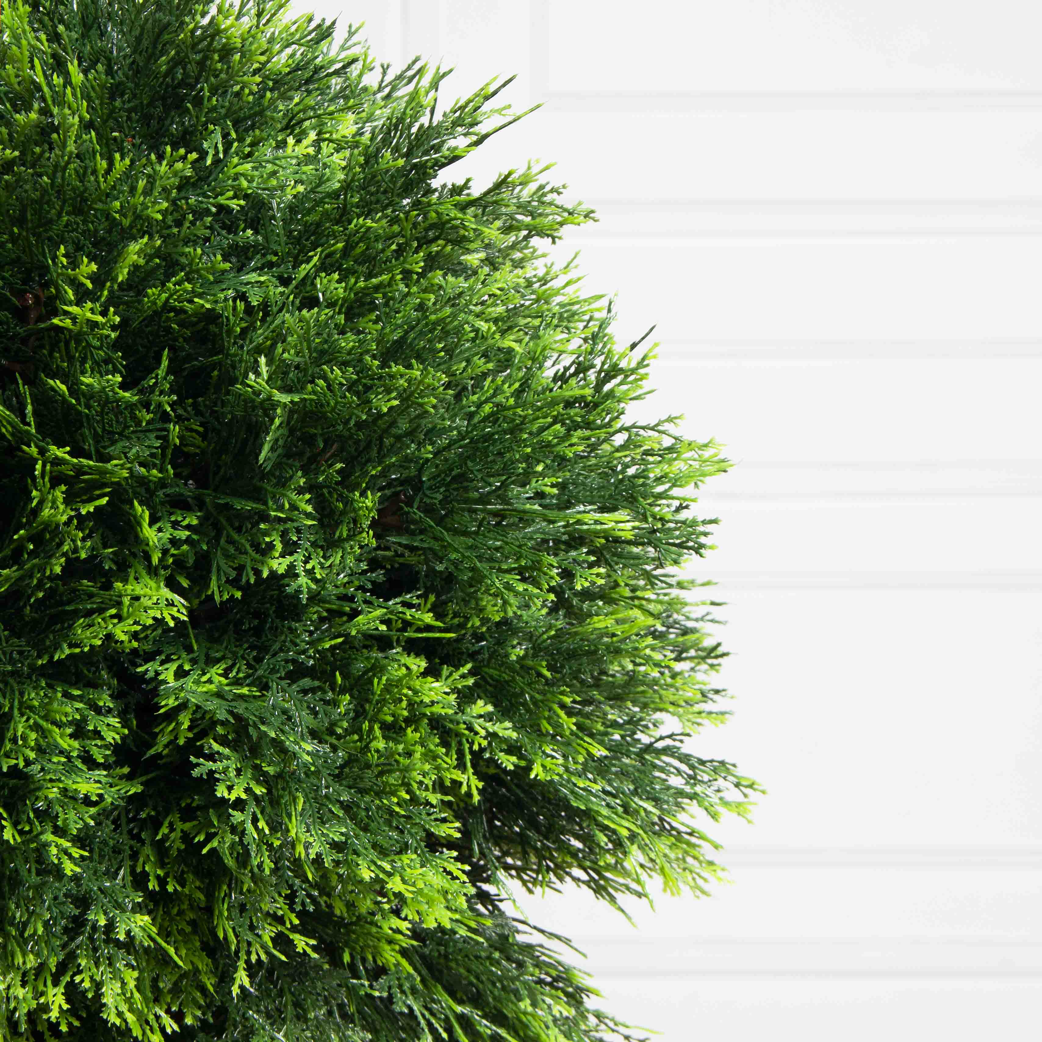 050/Ш/146(F) Туя искусственная шар Люкс для улицы h70см, d50см_5