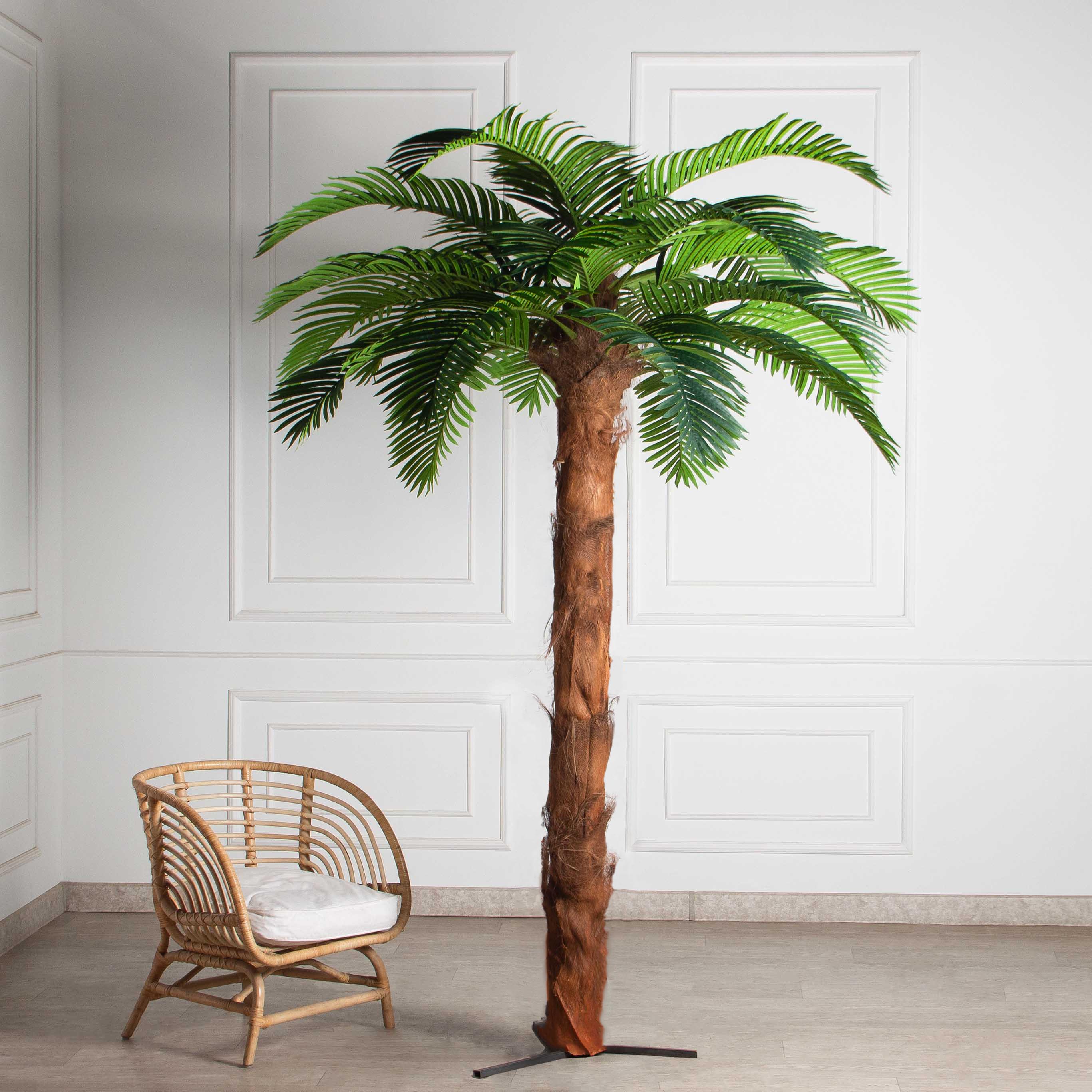 ПС260/ТР/49СТ(Пр)(F) Пальма Арека искусственная h260см на мет.основании_2