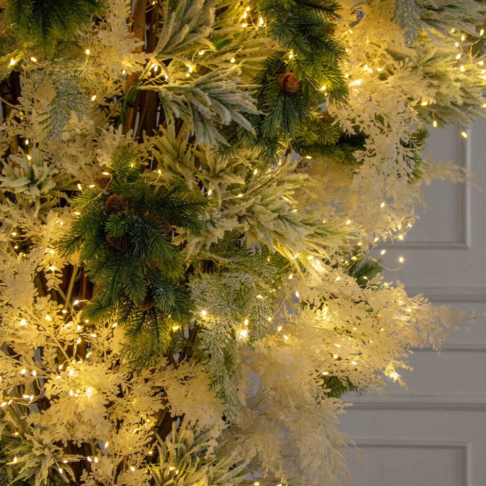 ДЛ181/СВ03т(Пр)(Fix)(F)Декор вход.группы h300см н/прутьях, прист.с гирляндой 