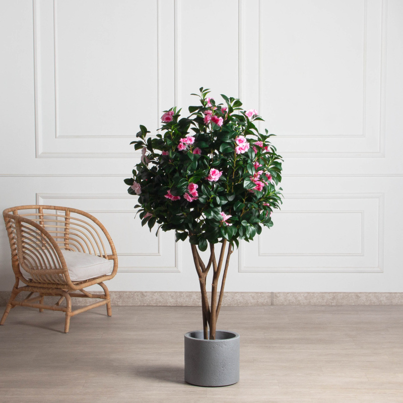 150/РН/64/46(з)(F) Дерево искусственное цветущее h150см d60см_1