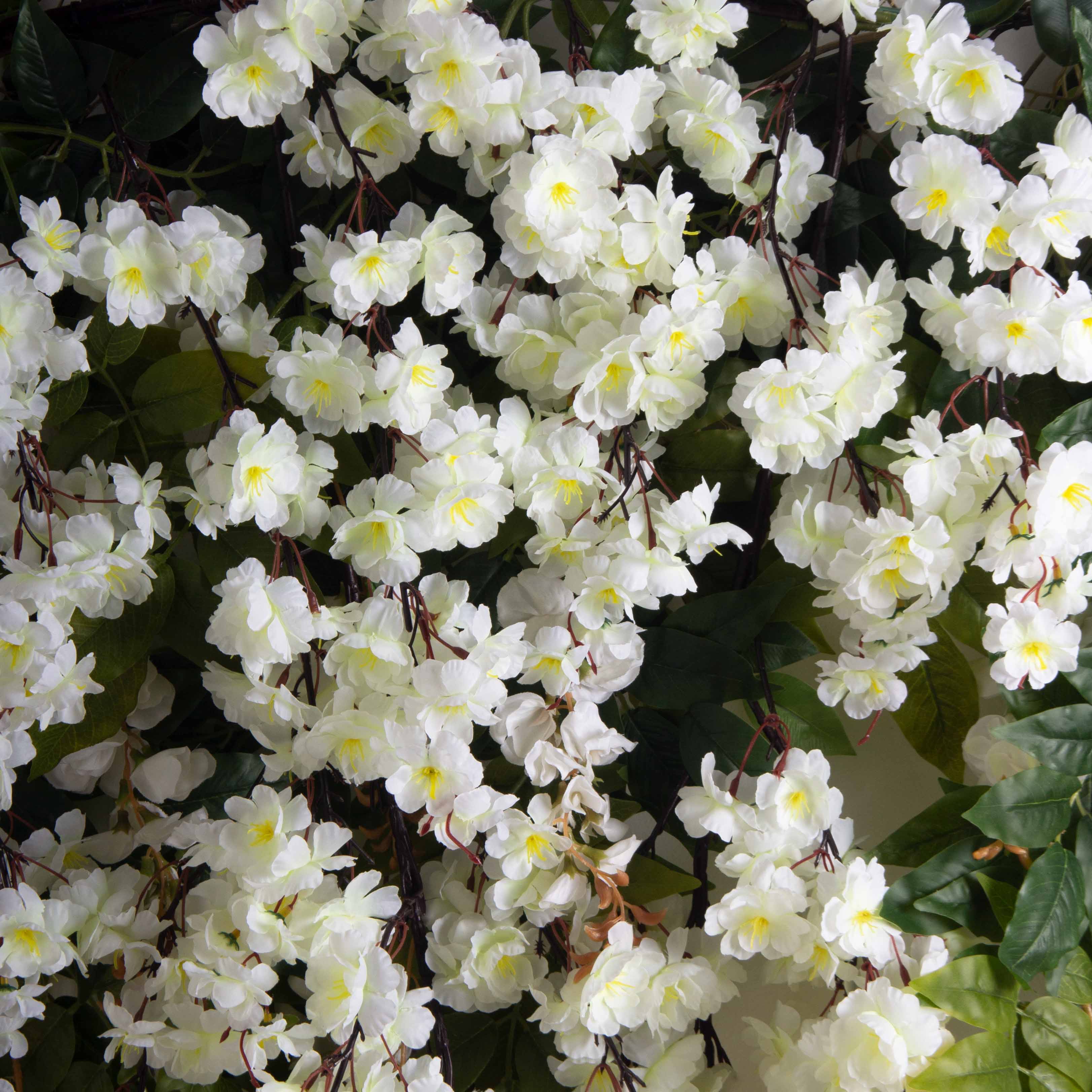 Л49-7(з)(F) Лиана искусственная Вистерия сакурой L440см, свес 100см_6