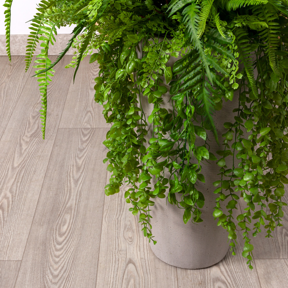 К327-28(з)(Пр) Композиция искусственная Тропический микс со стрелицией с заливкой в кашпо  _3