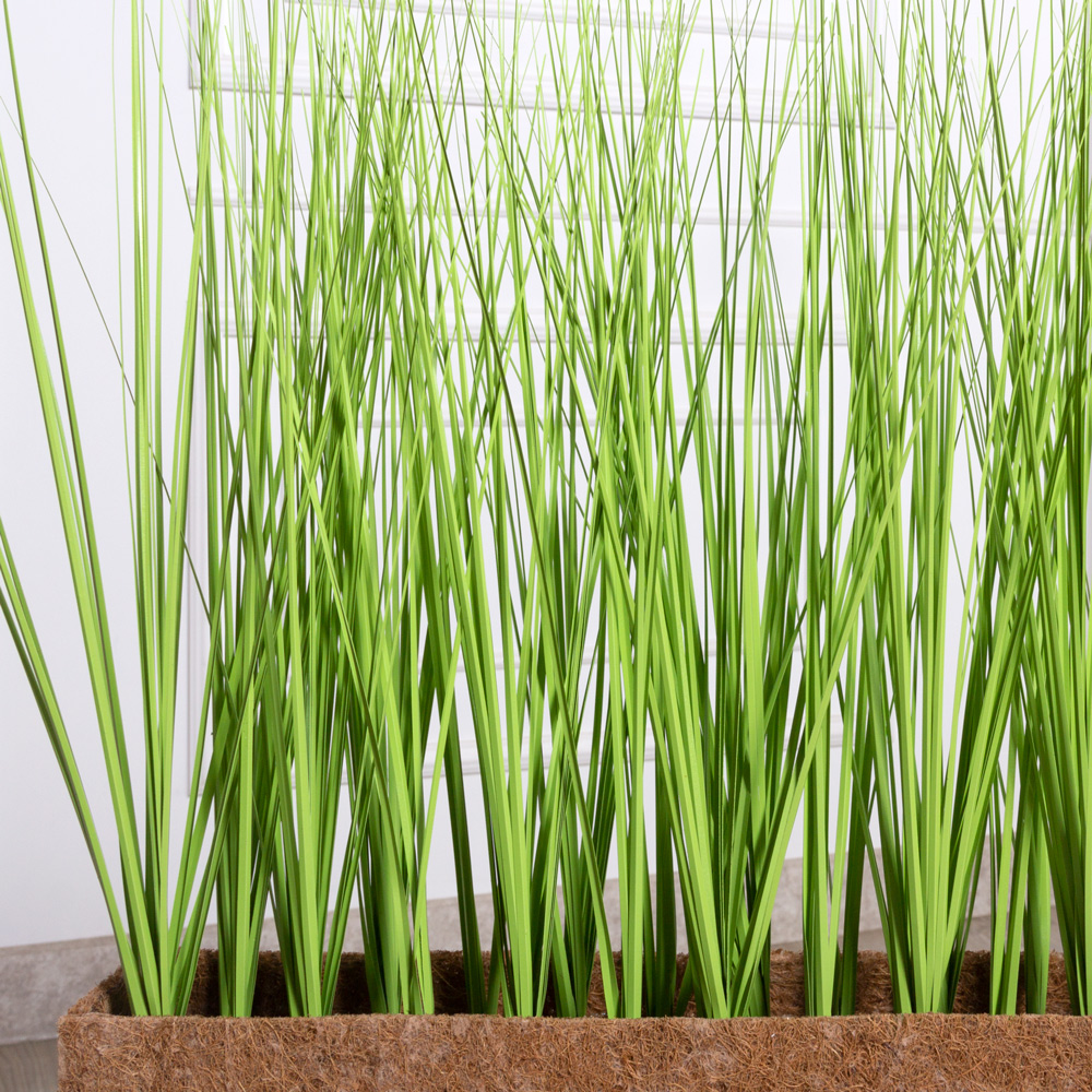 Т0088(Promo)(F) Трава Осока искусственная h43-45см в кокосовом боксе 50х10х10см_9