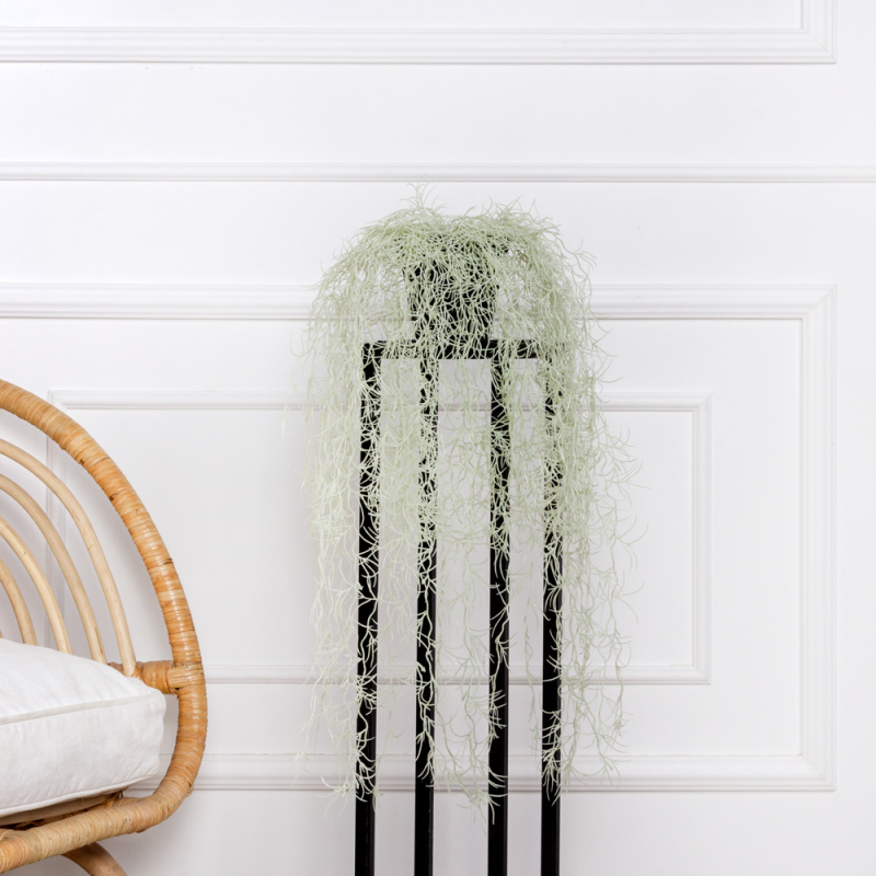 КС81 Тилландсия искусственная ампельная в кашпо d11см_3