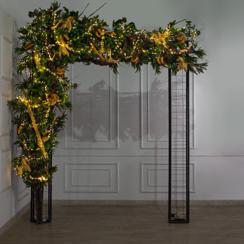 ДЛ193/СВ03т-1(Пр)(Fix)(F) Декор вход.груп. h330 н/прутьях,прист.с гир.Роса в русс.стиле,беж-корич._2